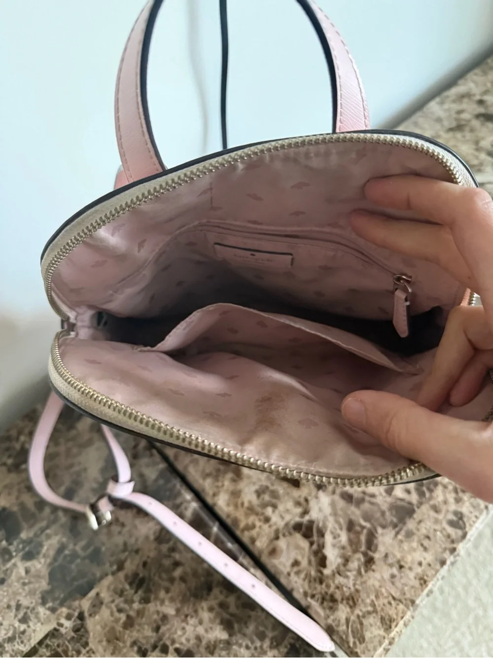 kate spade Pink Leather Backpack